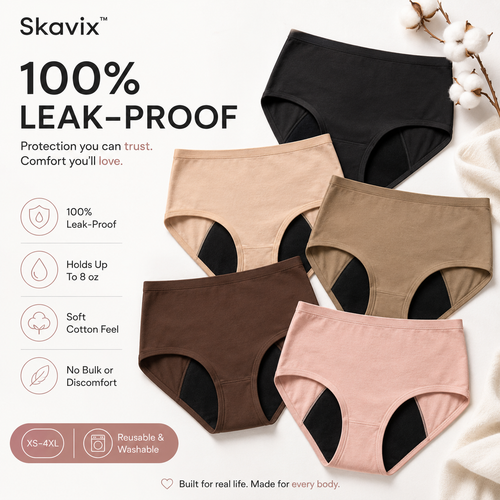 🏥Limited-Time 60% Off |Skavix™ 100% Leak-Proof Underwear