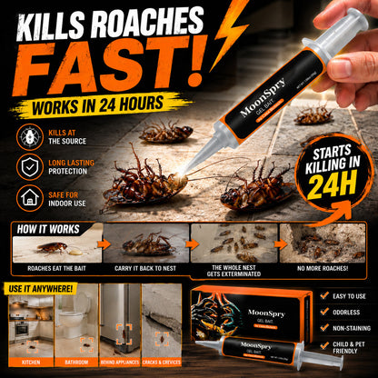 🔥2026 Upgraded Formula] Professional Cockroach Gel Bait – Eliminates Entire Nest